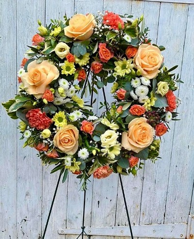 Peach Wreath