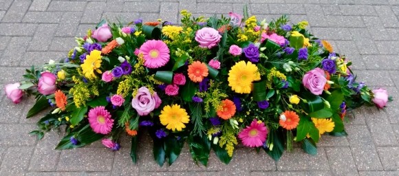 Florist Choice Vibrant Coffin Spray