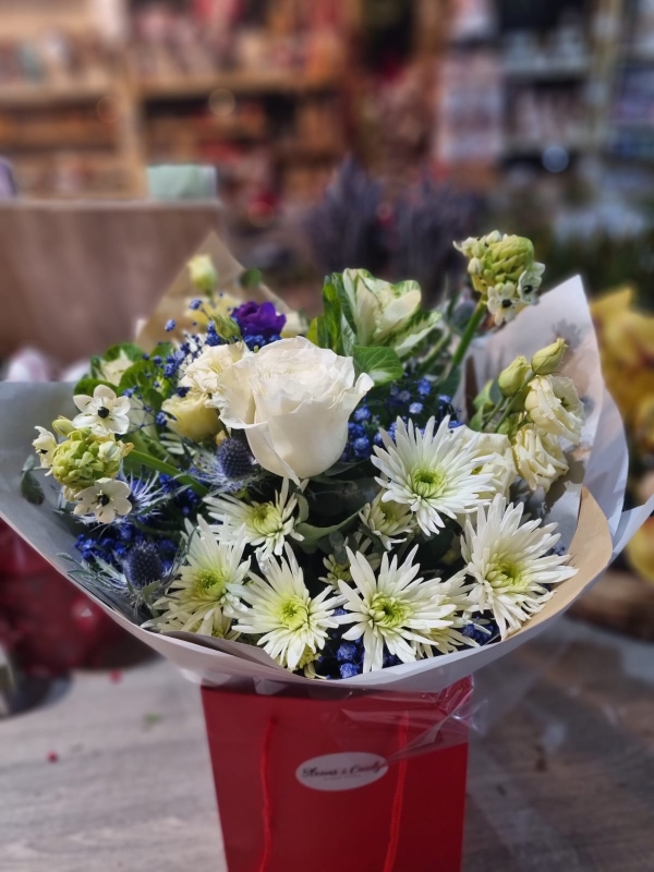 Happy New Year flowers bouquet for 2026 from Blooms and Candy