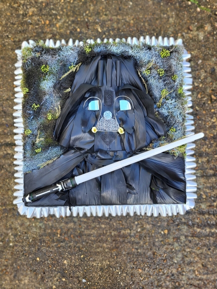 Darth Vader Funeral flowers tribute by florist in Bromley