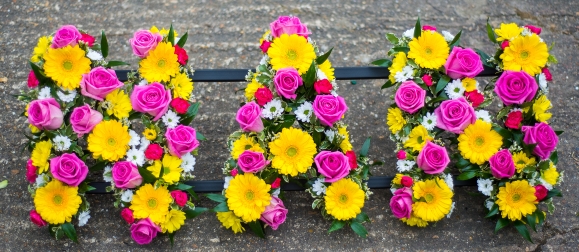 Bright Mixed flowers NAN tribute