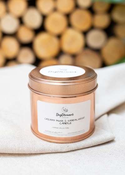 handmade in Hayes, Bromley soy wax copper candle from Daydreamer colletion for same day delivery in BR1 BR2 BR3 BR4 BR5 BR6 BR7 BR8 CR00 CR2 CR8 SE25 SE3 SE6 SE12 TN16 