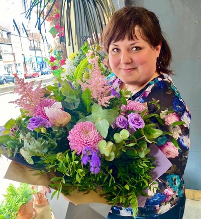 amazing bouquet with peonies made by florist in Hayes, Bromley, Beckenham, West Wickham, Shirley, Keston, Cony Hall, New Beckenham, Elmers End