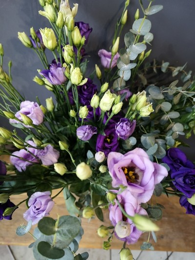 Purple Lisianthus Wrap