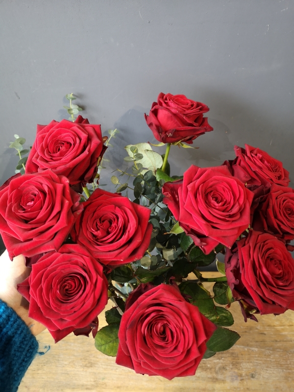 Red roses wrap for house delivery in Bromley from lifestyle collection 