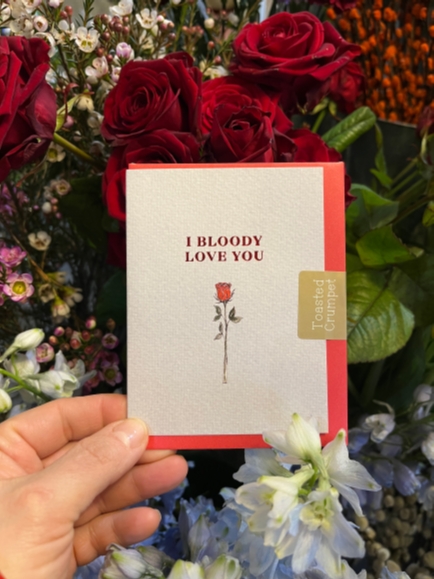 Valentine’s card: Bloody Love You