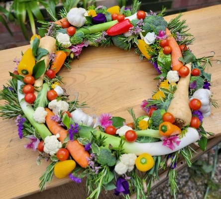 Vegetable Wreath