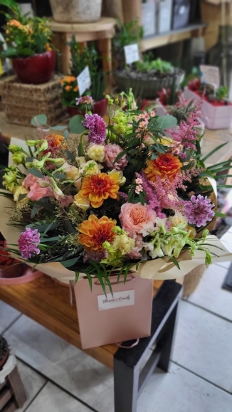 lush bouquet of finest flowers arranged by local florist in Hayes, Bromley, Kent 