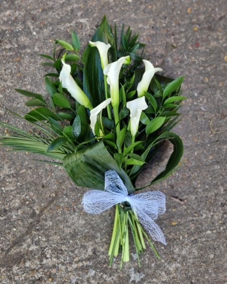 funeral flowers, funeral sheaf for delivery to Bromley, Beckenham Crematorium, Hither Green Cementry, Lewisham Crematorium, Bluebell Cementry