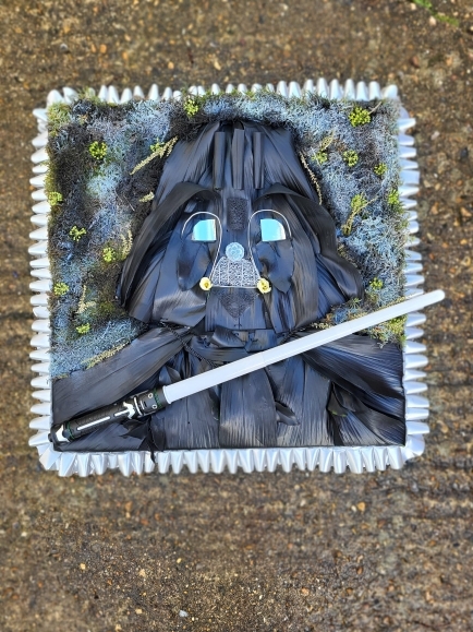 Darth Vader Funeral flowers tribute by florist in Bromley