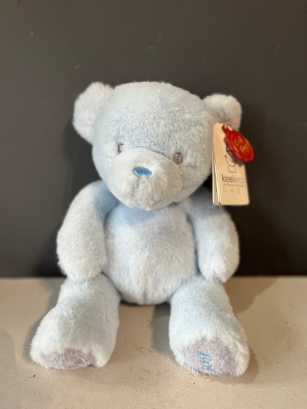 Soft blue teddy for delivery in Bromley