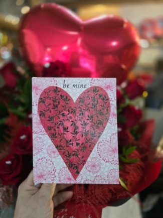 Card 'Be mine Valentine’s '