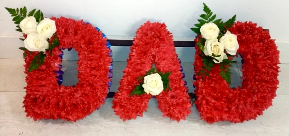 Sprayed Massed Funeral Letters