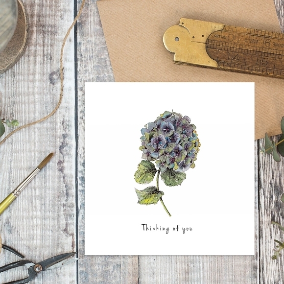 craft card with flowers written by florist in Bromley