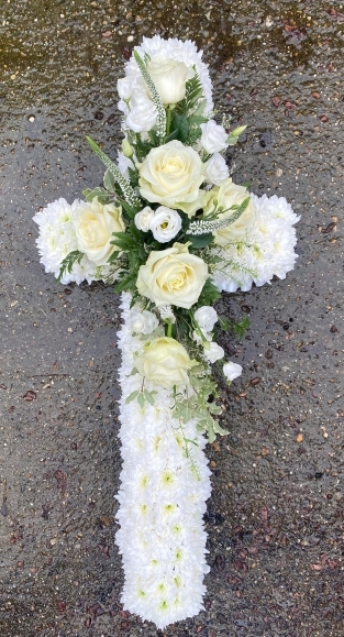traditional funeral cross